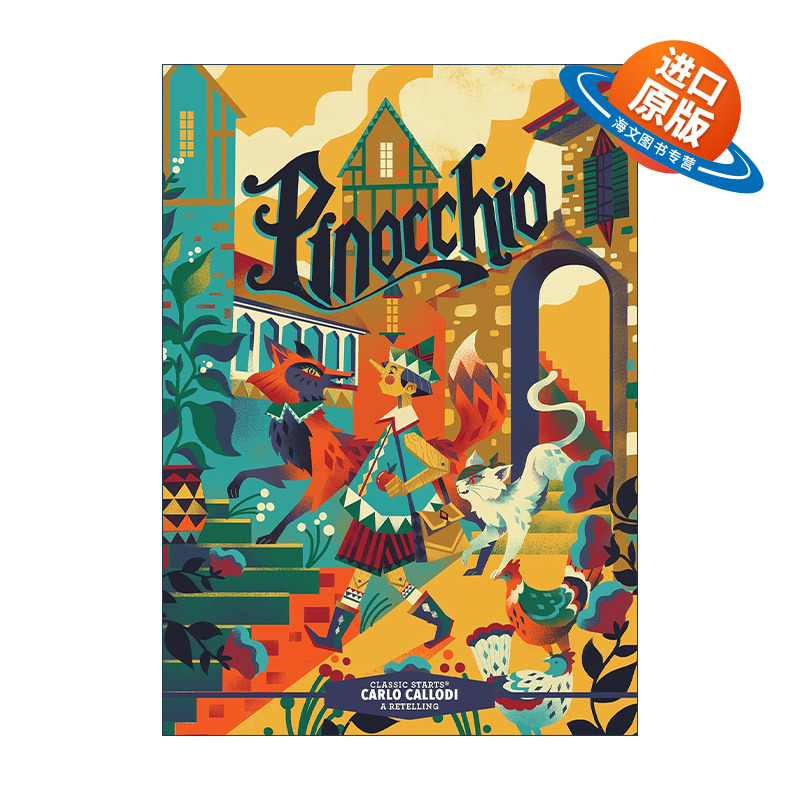 英文原版 Classic Starts Pinocchio 开始读经典 匹诺曹 精装 英文版 进口英语原版书籍