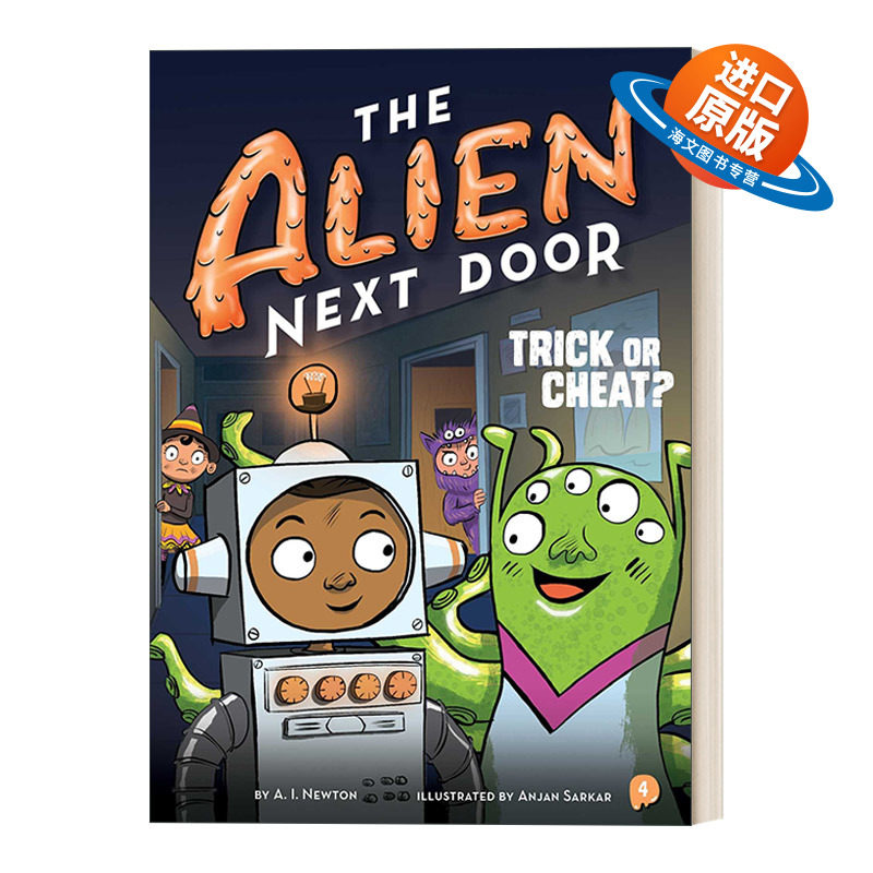 英文原版 The Alien Next Door 4: Trick or Cheat?  隔壁的外星人4 英文版 进口英语原版书籍
