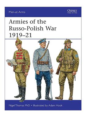 英文原版 Armies of the Russo-Polish War 1919–21 苏波战争中的军队 历史上的军队系列 英文版 进口英语原版书籍