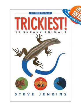 英文原版绘本 Trickiest! 世界上最狡猾的动物 为孩子创作的“动物吉尼斯纪录 ” 史蒂夫·詹金斯 英文版 进口英语原版书籍