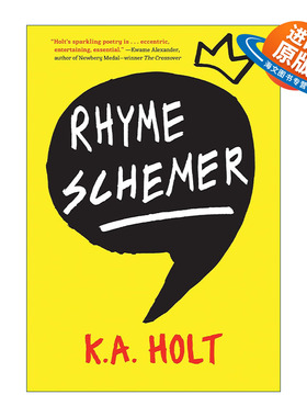 英文原版 Rhyme Schemer 韵脚 诗体小说 反欺凌 英文版 进口英语原版书籍