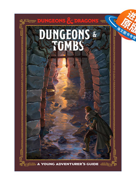 英文原版 Dungeons and Tombs Dungeons and Dragons 地下城和古墓 龙与地下城年轻冒险家指南 儿童精装游戏活动书 进口书籍