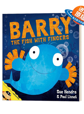 英文原版 Barry the Fish with Fingers 手指鱼巴里 儿童绘本 Sue Hendra 绘本 英文版 进口英语原版书籍