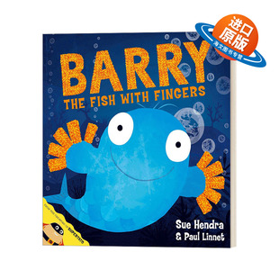 英文原版 Barry the Fish with Fingers 手指鱼巴里 儿童绘本 Sue Hendra 绘本 英文版 进口英语原版书籍