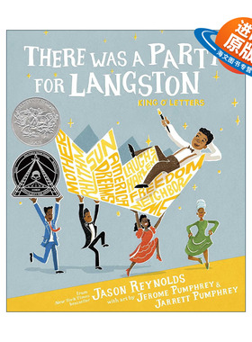 英文原版 There Was a Party for Langston 为文学之王兰斯顿举办的派对 2024凯迪克银奖绘本 精装 英文版 进口英语原版书籍
