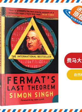 费马大定理 英文原版书 Fermat's Last Theorem 英文版进口自然科学类书籍正版 Simon Singh