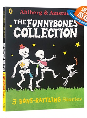 英文原版 Funnybones A Bone Rattling Collection 有趣的骨头 3合1 3个故事合集 吴敏兰 儿童趣味读物 英文版 进口英语原版书籍