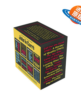 英文原版 The Smiley Collection Boxset 约翰·勒卡雷史迈利系列小说8册套装 John le Carre经典侦探小说 英文版 进口英语原版书