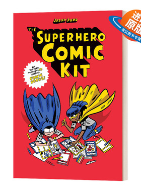 英文原版 The Superhero Comic Kit 超级英雄漫画工具包 英文版 进口英语原版书籍
