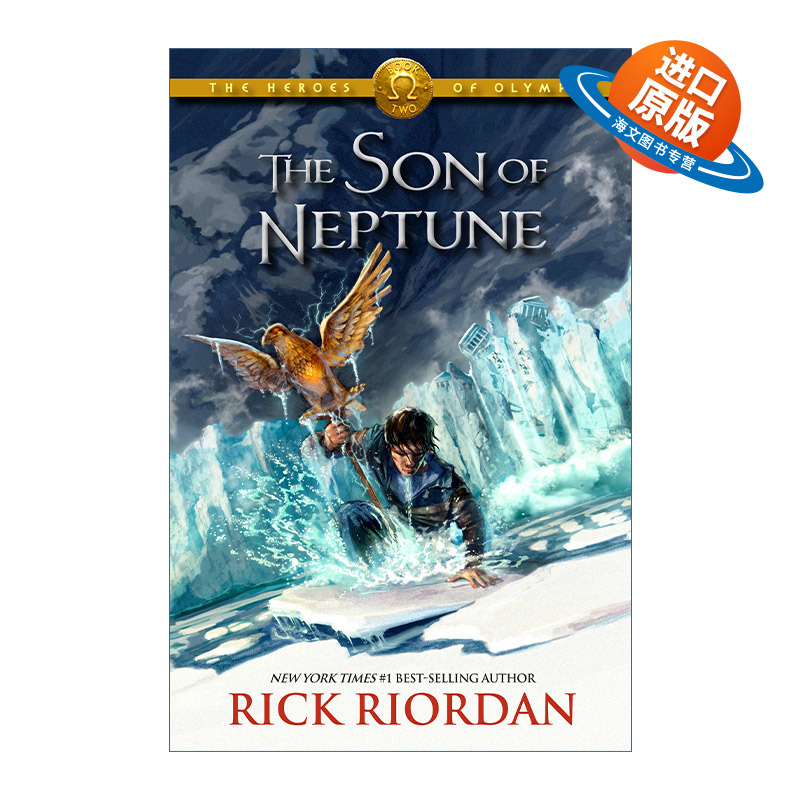 英文原版 The Heroes of Olympus 02 波西杰克逊第二季 奥林匹斯英雄系列2 海神之子 Rick Riordan 英文版 进口英语原版书籍