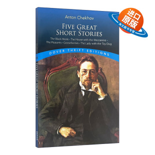 英文版 书籍 Short Dover Thrift 契诃夫五部短篇小说集 Great Stories 进口英语原版 英文原版 Editions Five
