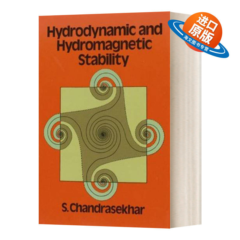 英文原版 Hydrodynamic and Hydromagnetic Stability 流体和磁流体力学稳定性 英文版 进口英语原版书籍