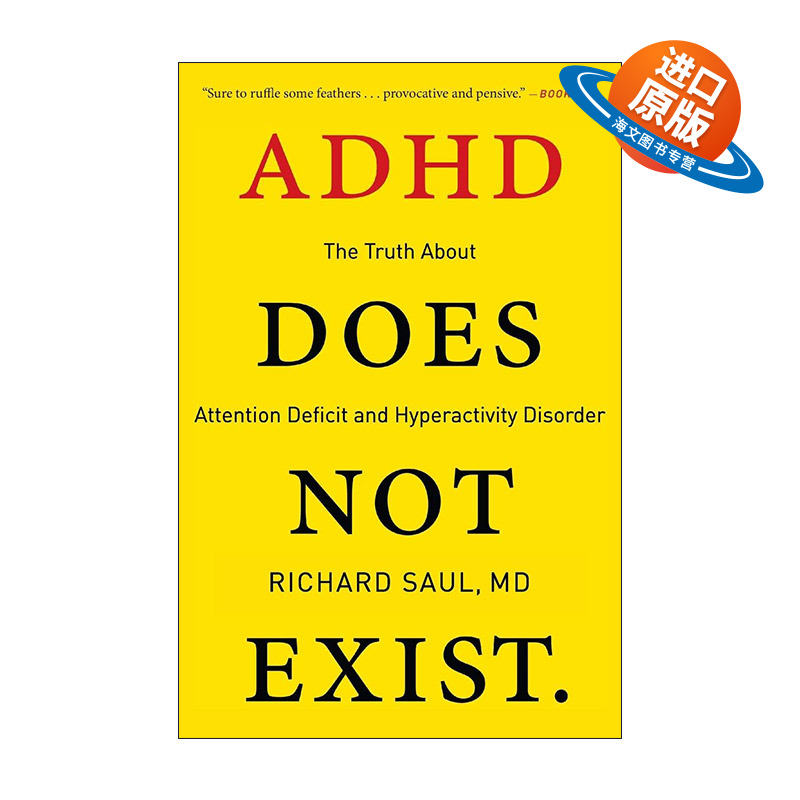 英文原版 ADHD Does Not Exist 注意力缺陷多动症的真相 英文版 进口英语原版书籍