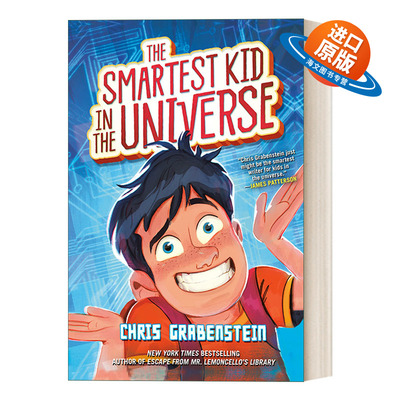 英文原版 The Smartest Kid in the Universe 宇宙中聪明的孩子‎ 儿童动作冒险小说 Chris Grabenstein 英文版 进口英语书籍