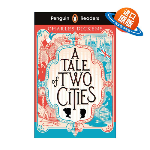 英文原版 Penguin Readers Level 6 A Tale of Two Cities 企鹅分级阅读6级 双城记 狄更斯 英文版 进口英语原版书籍