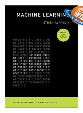 英文原版 Machine Learning The MIT Press 机器学习 修订更新版 Ethem Alpaydin 英文版 进口英语原版书籍