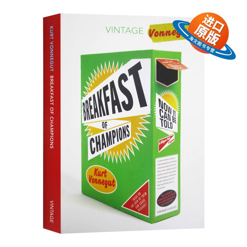 英文原版小说 Breakfast Of Champions 冠军的早餐 英文版 进口英语原版书籍