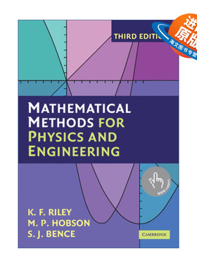 英文原版 Mathematical Methods for Physics and Engineering 物理学和工程学中的数学方法 K.F.Riley 英文版 进口英语原版书籍