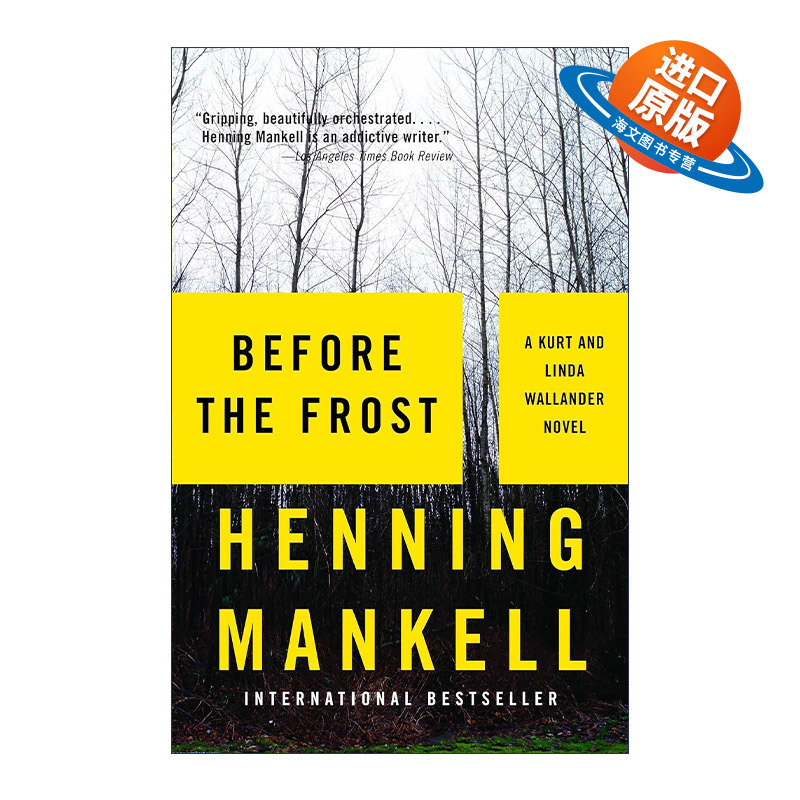 英文原版 Before the Frost Kurt Wallander Mysteries 冰霜将至 神探维兰德系列 金匕首奖得主Henning Mankell 进口英语原版书籍