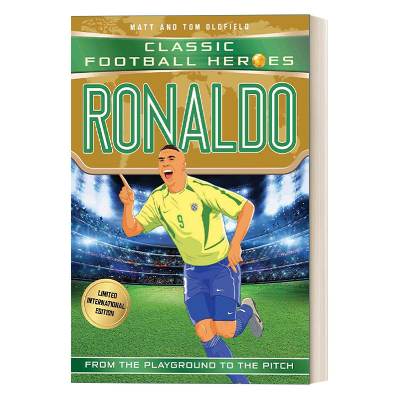 英文原版 Ronaldo Brazil 经典足球明星人物传记 罗纳尔多路易斯 Classic Football Heroes 英文版 进口英语原版书籍