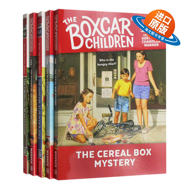原版进口 棚车少年61-65册套装 英文原版 The Boxcar Children Mysteries Books 61-65 美国经典儿童读物励志故事 英文版 进口书籍