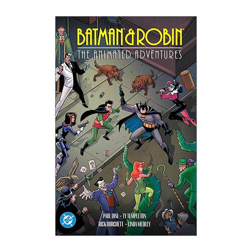 英文原版 Batman & Robin 蝙蝠侠与罗宾 动画大冒险 DC漫画 Paul Dini 英文版 进口英语原版书籍