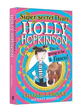 英文原版 Holly Hopkinson This Is Going to Be a Fiasco 霍莉的超级秘密日记1 青少年幽默插画故事书 英文版 进口英语原版书籍