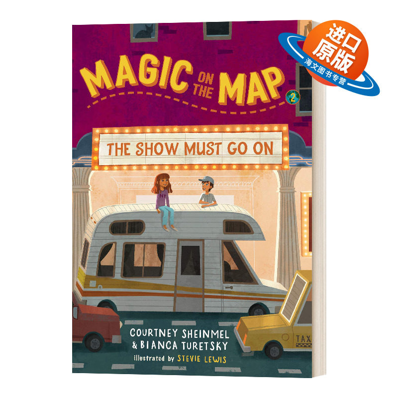 英文原版 Magic on the Map #2 The Show Must Go On 地图上的魔力#2 表演必须继续 英文版 进口英语原版书籍儿童外文书