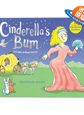 英文原版 Cinderella's Bum 灰姑娘的屁股 尼古拉斯·艾伦绘本 英文版 进口英语原版书籍