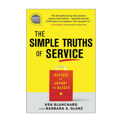 英文原版 Simple Truths of Service 服务的简单真理 商业发展指南 第二版 精装 Ken Blanchard 英文版 进口英语原版书籍