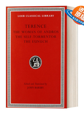 英文原版 The Woman of Andros The Self-Tormentor The Eunuch 泰伦提乌斯Terence喜剧 安德罗斯女子 拉英对照版 洛布古典丛书