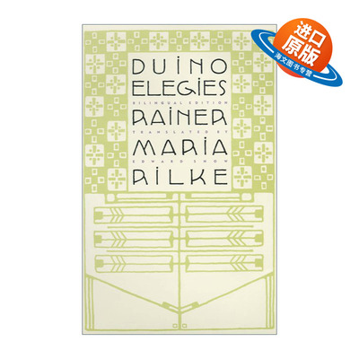 英文原版 Duino Elegies A Bilingual Edition 里尔克 杜伊诺哀歌  双语版  德语-英语 英文版 进口英语原版书籍