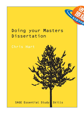 英文原版 Doing Your Masters Dissertation 如何写硕士论文 Christopher Hart 英文版 进口英语原版书籍