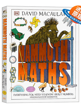 英文原版 Mammoth Math 儿童趣味数学形状认知启蒙 精装 英文版 进口英语原版书籍