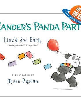 英文原版绘本 Xander's Panda Party 熊猫的生日派对 纽伯瑞作者 英文版 进口英语原版书籍