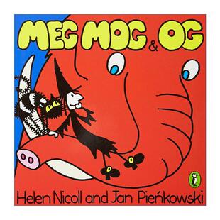 英文原版 Meg Mog and Og 女巫麦格 小猫莫格和猛犸象奥格 英文版 进口英语原版书籍