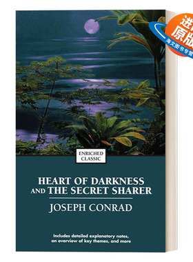 英文原版 Heart of Darkness and the Secret Sharer 黑暗之心与神秘伙伴 Enriched Classics系列 英文版 进口英语原版书籍