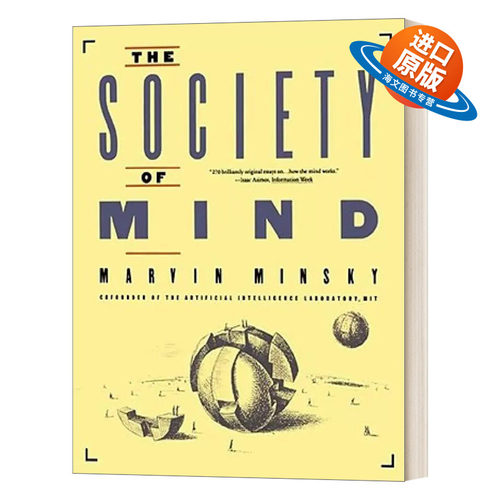 英文原版 Society of Mind 心智社会 从细胞到人工智能 人类思维的优雅解读 马文明斯基 英文版 进口英语原版书籍