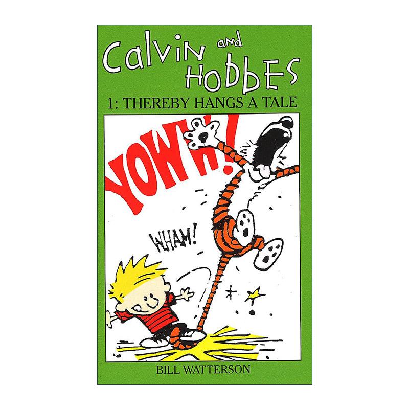 英文原版 Calvin And Hobbes Volume 1 卡尔文和霍布斯 生活爱情幽默世界系列连环漫画卷1 英文版 进口英语原版书籍