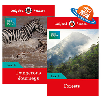 小瓢虫分级阅读系列4级2册 英文原版 BBC Earth Live Ladybird Readers Level 4 动物瓢虫 儿童英语分级读物 进口英文版图书