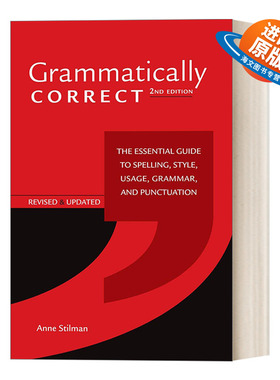 英文原版 Grammatically Correct 正确语法 英语拼写，风格，用法，语法和标点符号的基本指南 语言学 英文版 进口英语原版书籍