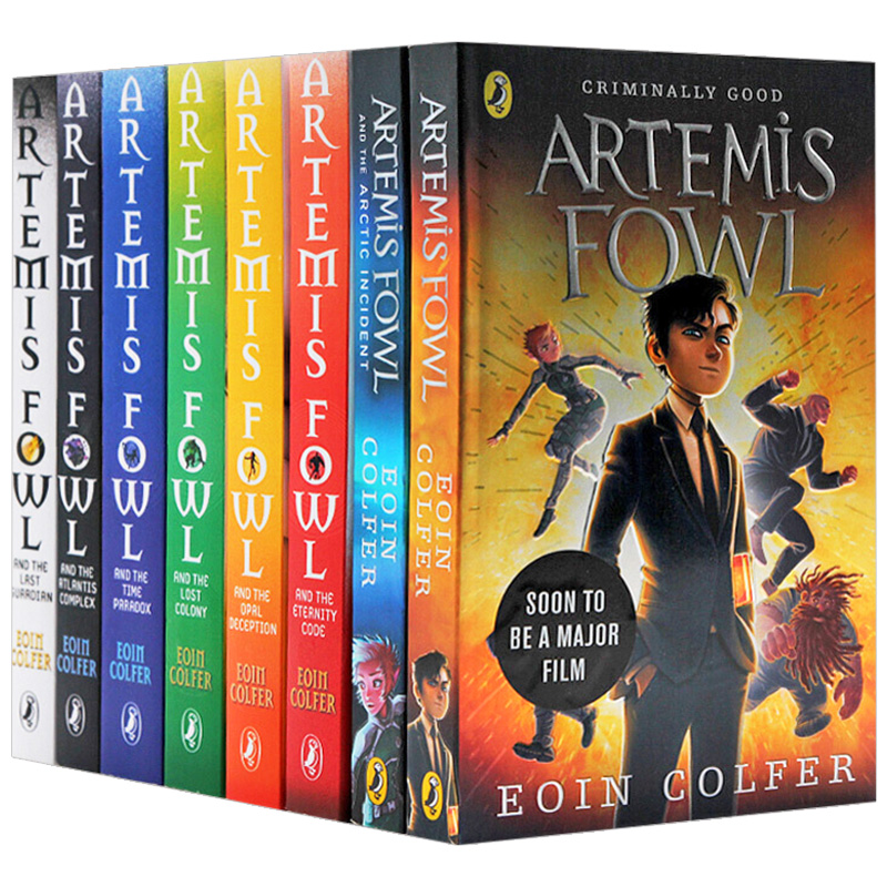 阿特米斯奇幻历险系列8册 英文原版小说 Artemis Fowl 全新版 儿童文学 欧因科弗 Eoin Colfer 英文版原版书籍 正版进口英语书