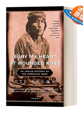 英文原版 Bury My Heart at Wounded Knee 魂归伤膝谷 美国西部印第安人史 英文版 进口英语原版书籍
