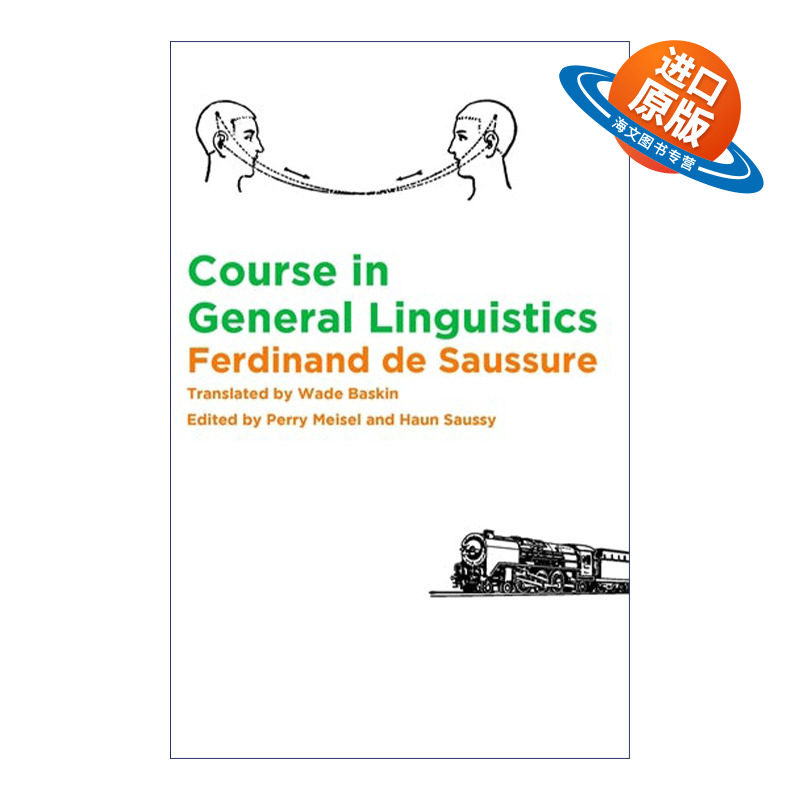 英文原版 Course in General Linguistics 普通语言学教程 现代语言学之父Ferdinand de Saussure索绪尔 英文版 进口英语原版书籍