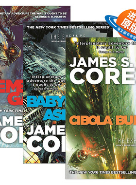 英文原版 The Expanse 苍穹浩瀚4-6册 燃烧的西伯拉 复仇游戏 巴比伦的灰烬 太空歌剧科幻小说 英文版 进口英语原版书籍