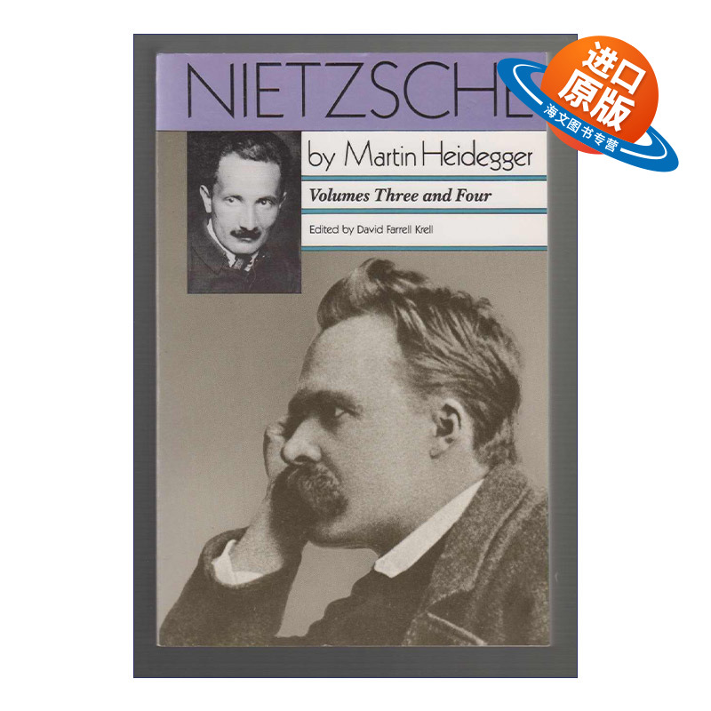 英文原版 Nietzsche Volumes Three and Four 尼采2卷本2 权利意志和虚无主义 海德格尔 英文版 进口英语原版书籍