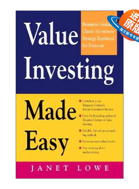 英文原版 Value Investing Made Easy 格雷厄姆经典投资策略 让价值投资变得更容易 英文版 进口英语原版书籍