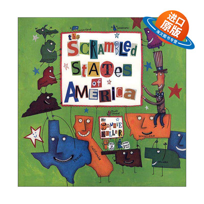 英文原版 The Scrambled States of America 美利坚众和国的古怪故事 五十个州共同主演的故事 英文版 进口英语原版书籍