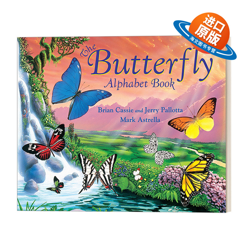 英文原版绘本 The Butterfly Alphabet Book 蝴蝶字母表 儿童自然科普绘本图画书 4-8岁 英文版 进口英语原版书籍