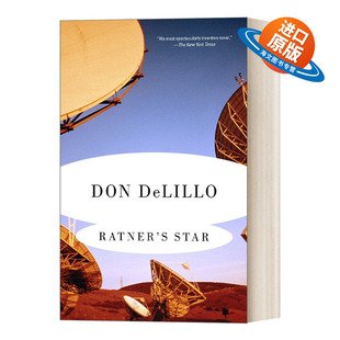 英文原版 Ratner's Star Vintage Contemporaries 拉特纳之星 幽默科幻小说 美国国家图书奖获得者Don Delillo 英文版 进口英语书